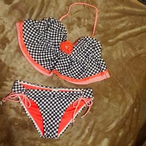 Two piece swim suit